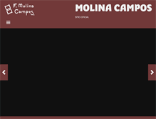 Tablet Screenshot of molinacampos.net